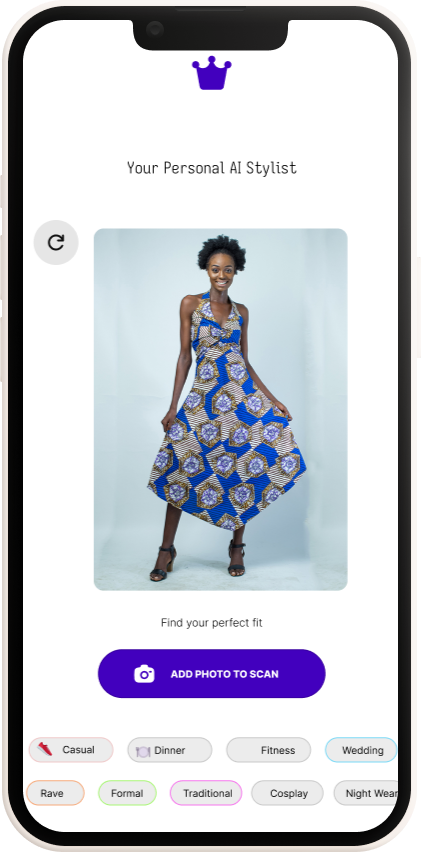 Kween mobile UI